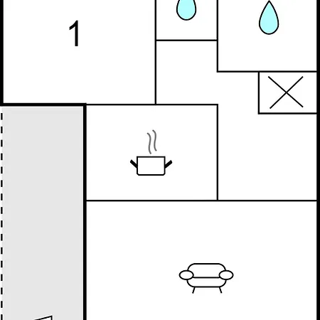 Apartment 1 Bedroom Stunning In